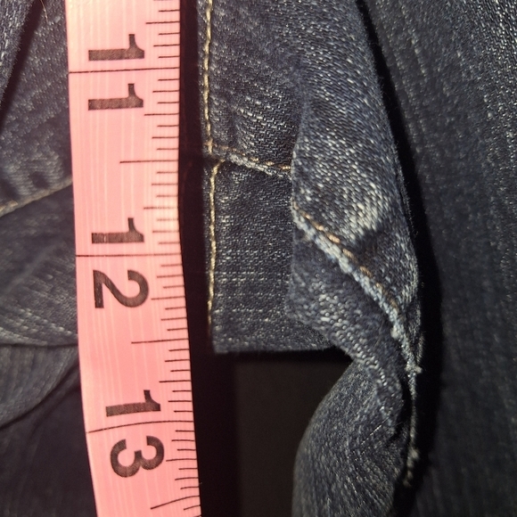 Lane Bryant Lightly Flared lightly distressed Denim Jeans in a size 18. Pre-love - Picture 6 of 12